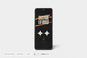 Smartphone Galaxy Z Flip Mockup V1, an Android Mockup by DSNA Mockup (Thumbnail 3 of 6)