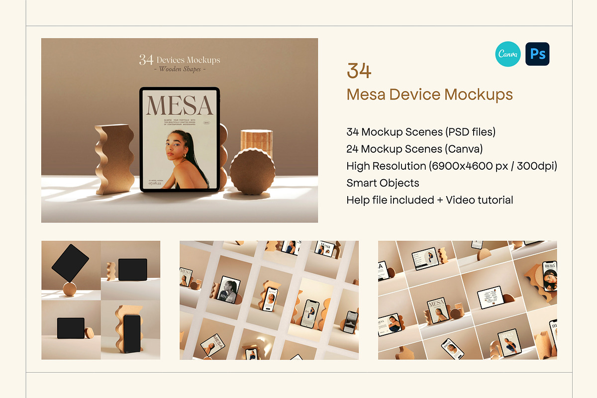Mesa Bundle 4in1, a Social Media Template by Sparrow & Snow (Photo 2 of 5)