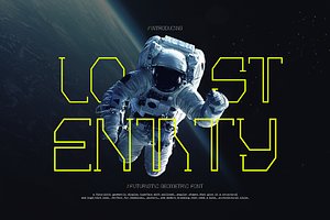 Lost Entity | Futuristic Geometric, a Sans Serif Font by gracetype_studio