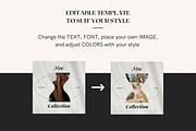Minimalist Black Instagram Templates, a Social Media Template by DesignbySamVN (Thumbnail 8 of 9)