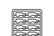 42 Winery Vineyard Outline Icons, an Outline Icon by adenpinkstore (Thumbnail 11 of 11)
