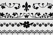 Beautiful floral decoration elements, an Illustration by Amazin_art (Thumbnail 3 of 17)