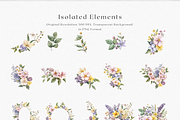 Wildflower Soft Floral Bouquet, a Decorative Illustration by ThaismotaCreativeCo (Thumbnail 10 of 12)