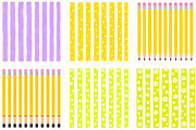 Preppy Striped Teacher PNG Bundle, a Seasonal Illustration by OK Design (Thumbnail 3 of 6)