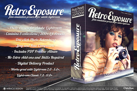 Presets for Lightroom Retro Exposure