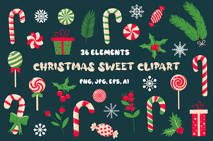 Christmas sweet clipart