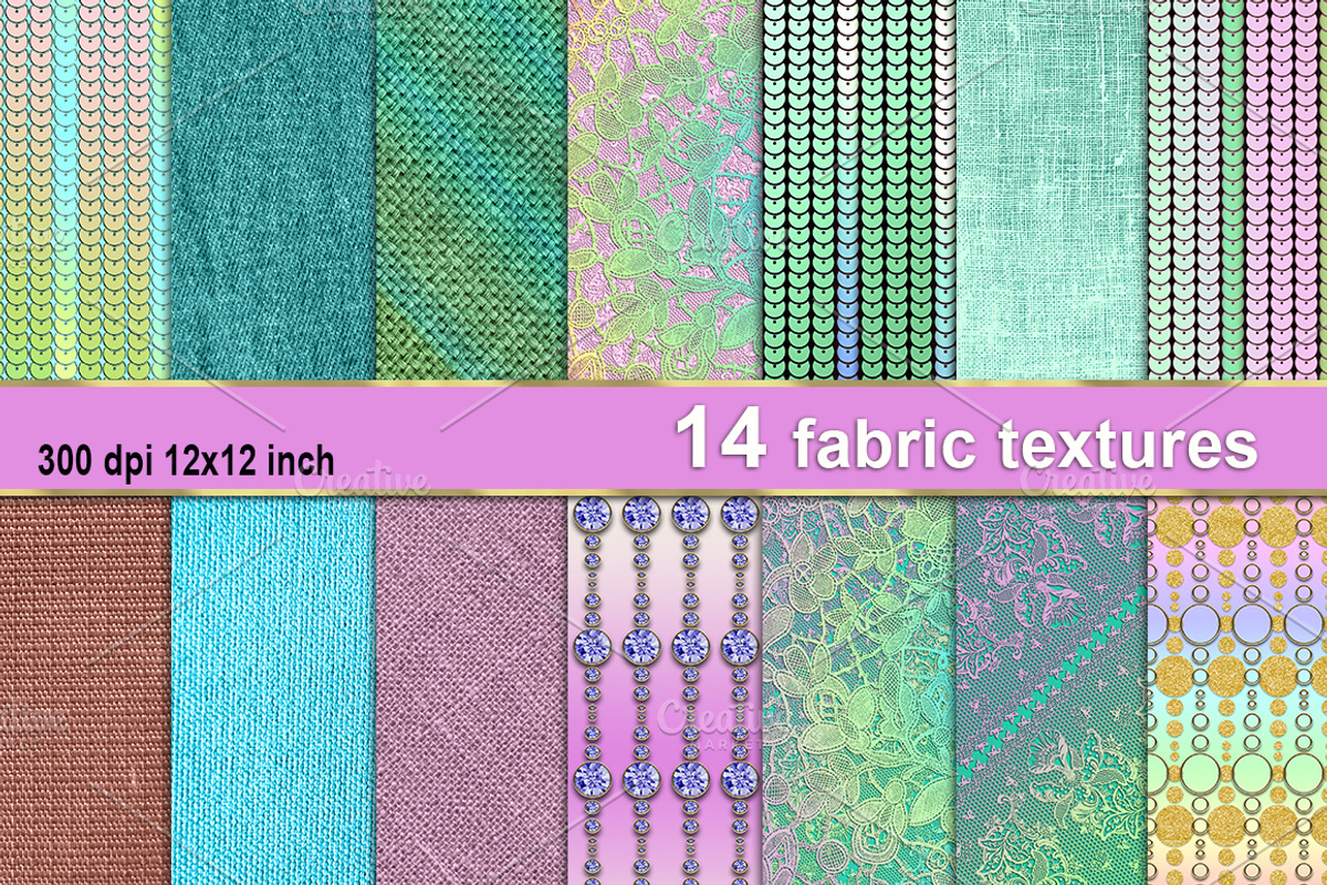 14 fabric textures linen lace, a Texture Graphic by Area (Photo 1 of 10)