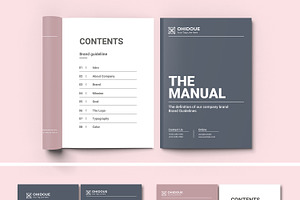 Brand Manual Design Layout