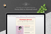 Academic Resume with Modern Look, a Resume Template by ResumeInventor (Thumbnail 4 of 5)
