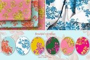 Floral Seren Prints & Patterns, a Pattern Graphic by GND ART STUDIO (Thumbnail 2 of 8)