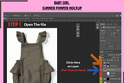 Baby Girl Summer Romper Mockuup, a Hoody Mockup by Nora Gad (Thumbnail 2 of 22)