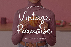 Vintage Paradise Retro Script Font