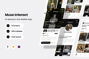 Muse Interact - Ar Museum Art Mobile, an App Template by productype1