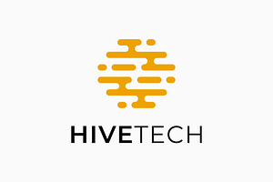 Hive Honeycomb Digital Tech Logo, a Branding & Logo Template by ika trisiana