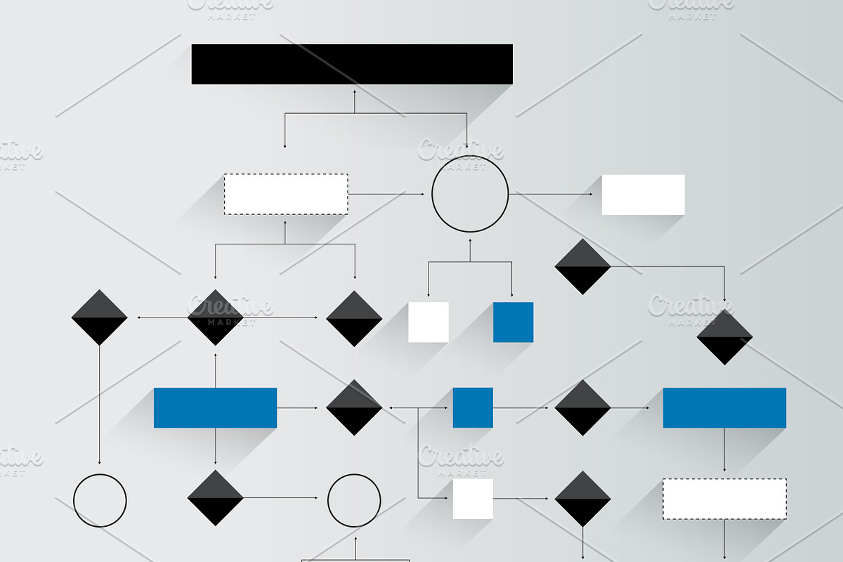 Flowchart., a Graphic by VectorAN