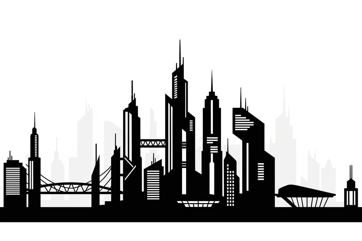 City Skyline Silhouette Bundle, an Illustration by jahid234 (Photo 9 of 41)