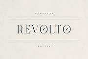 Revolto – Elegant Display Serif Font, a Serif Font by Only Fonts (Thumbnail 1 of 11)
