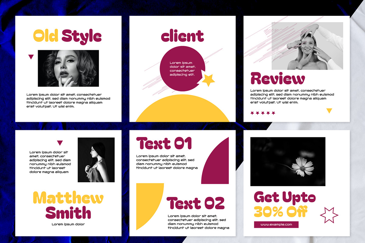 Social Media Post Layout, a Social Media Template by MightyDesign (Photo 2 of 6)