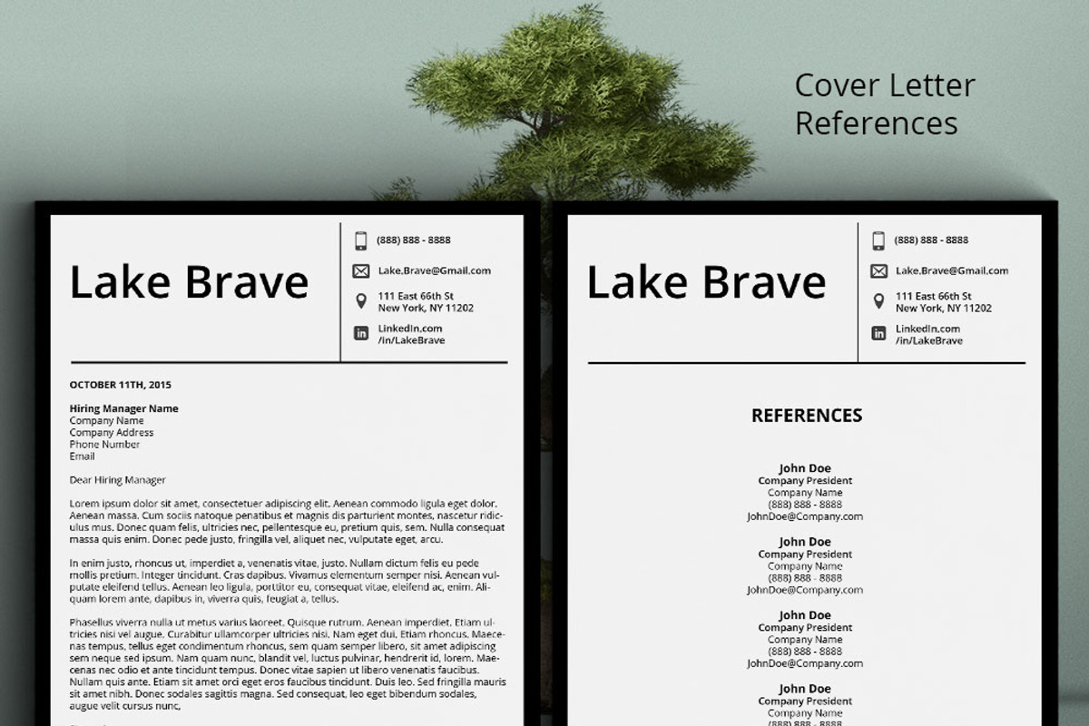 Lake Brave Resume CV 5 Pack, a Resume Template by Stand Out Shop (Photo 5 of 6)