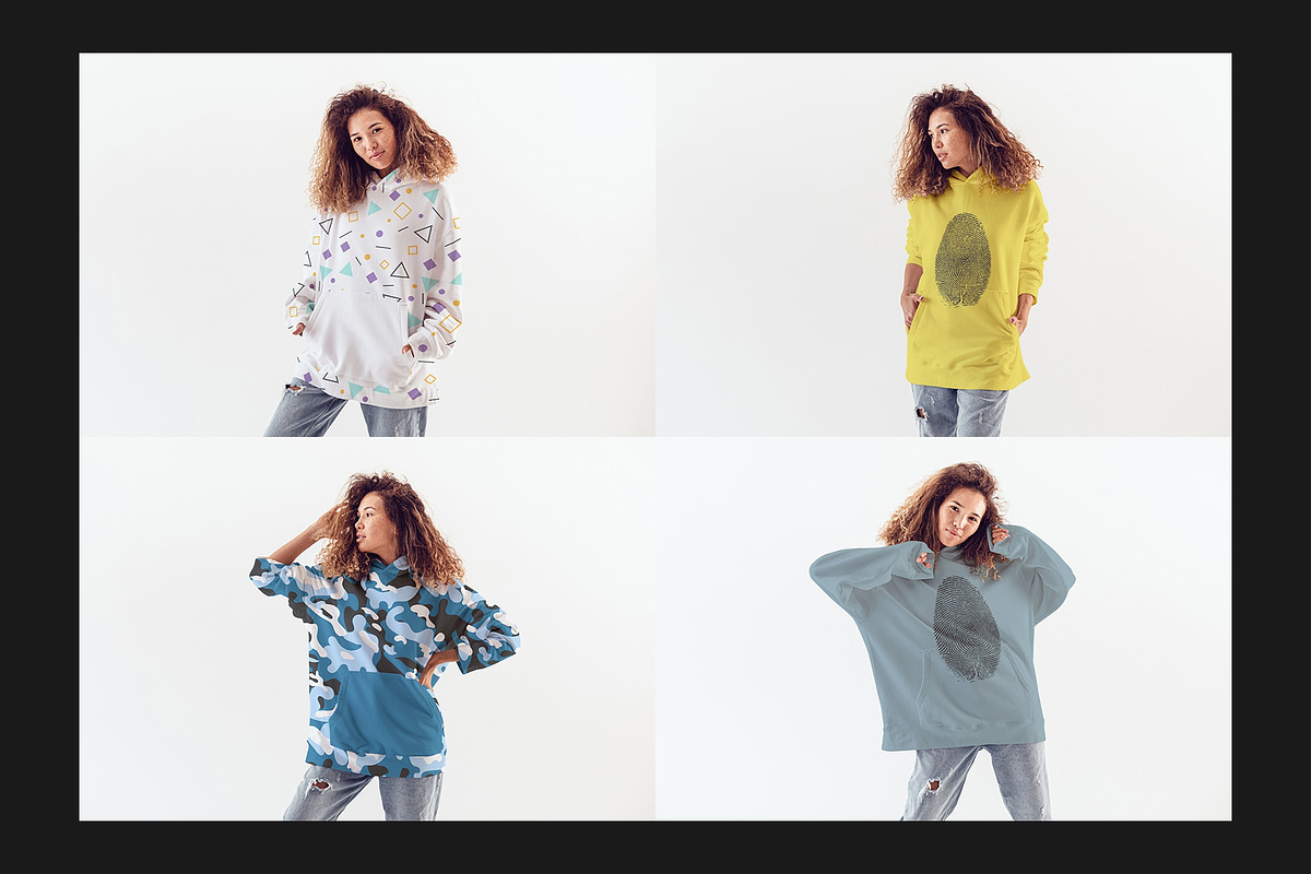 Hoodie Mock-Up Set, a Hoody Mockup by Freeman Studio (Photo 6 of 16)