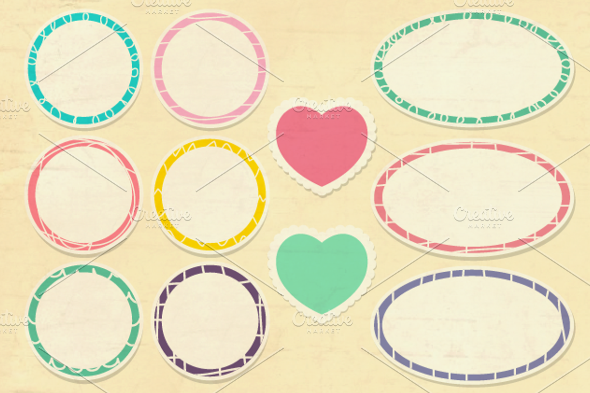 Vector set of labels, an Object Graphic by himoki (Photo 3 of 5)