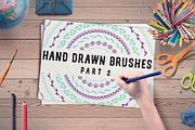 50 Hand Drawn Brushes, part 2 - AI, a Brush Add-On by Andrea De Oliveira (Thumbnail 1 of 7)