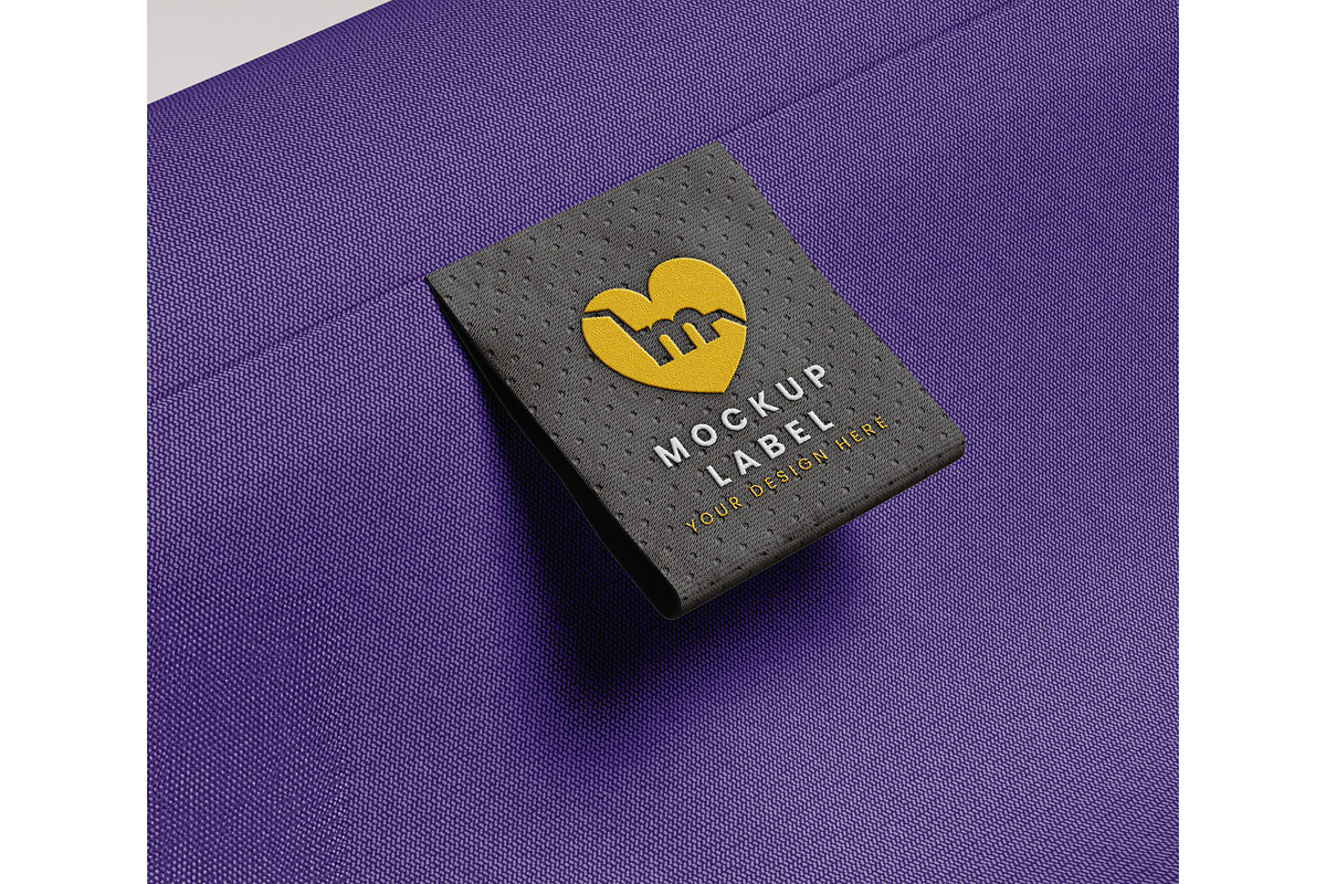 Fabric label embroidery mockup, a Shirt Mockup by mockupocka (Photo 2 of 16)