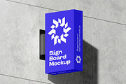 Signboard Vertical Mock-up, an Advertising Mockup by zippypixelstudio (Thumbnail 6 of 14)