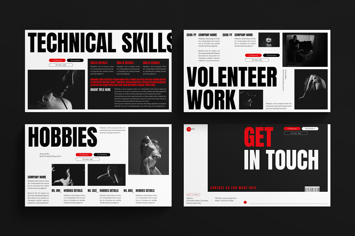 CV-Resume & Portfolio Presentation, a Presentation Template by E-Type (Photo 4 of 4)