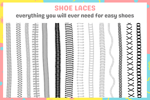 Ultimate Shoe Lace Procreate Brushes