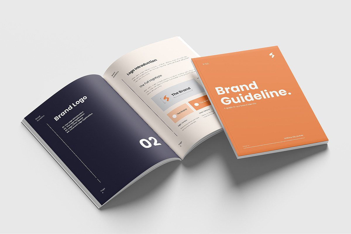 Brand Guideline Template, a Brochure Template by RusenoelType (Photo 1 of 15)