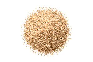 Pile of amaranth seeds cut out on a, a Food & Drink Photo by innakreativ
