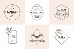 Modern & Minimalist Logo Templates