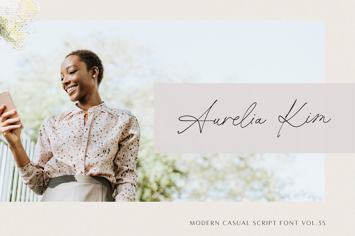 printed moments//modern casual font, a Script Font by PeachCreme (Photo 12 of 20)