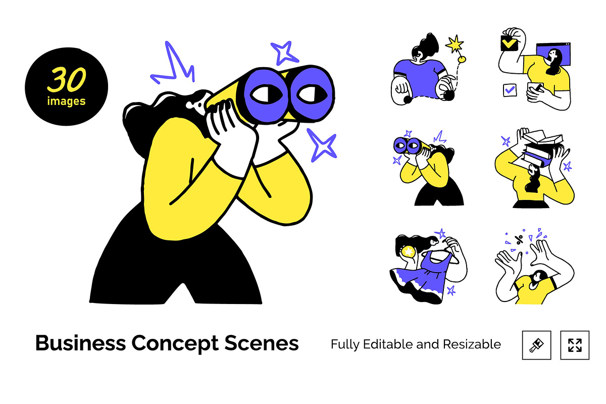 Business Concept illustrations, a Work Illustration by StonePic (Photo 1 of 3)