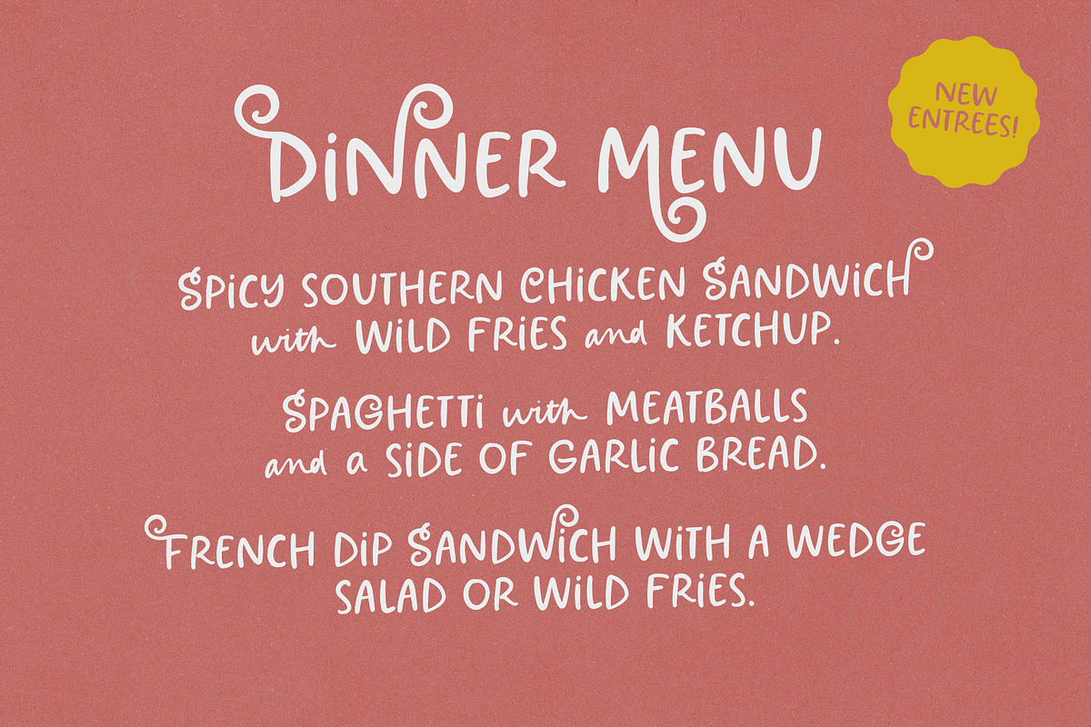Dueling Peppercorns  + Dingbats, a Sans Serif Font by Callie Rian & Co. (Photo 4 of 9)