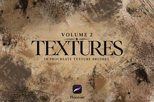 Textures Volume 2 -Procreate Brushes