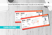 Canva Editable Boarding Pass Temp, a Templates & Theme by Snapybiz (Thumbnail 2 of 10)