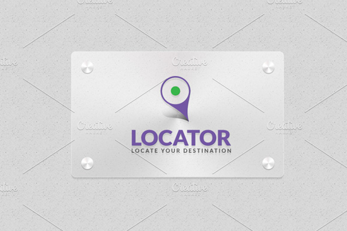 Locator Logo template, a Branding & Logo Template by Saptarang (Photo 2 of 4)
