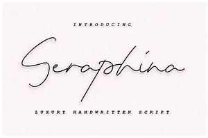 Seraphina Script (Bold&Regular)