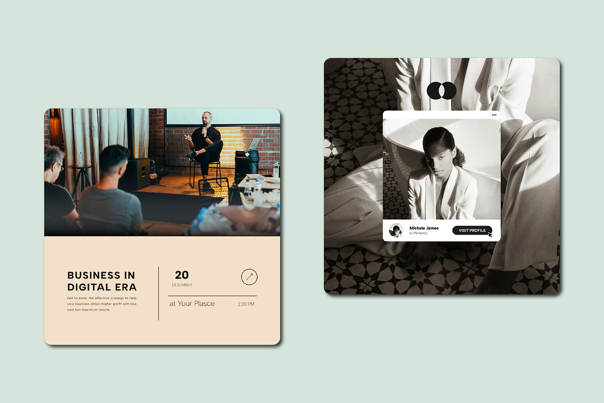 Canva Digital Marketing Agency Kit, a Social Media Template by SecondBrain Store (Photo 5 of 9)
