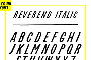 REVEREND ITALIC, a Font by FOUNDFONT™ (Thumbnail 2 of 3)