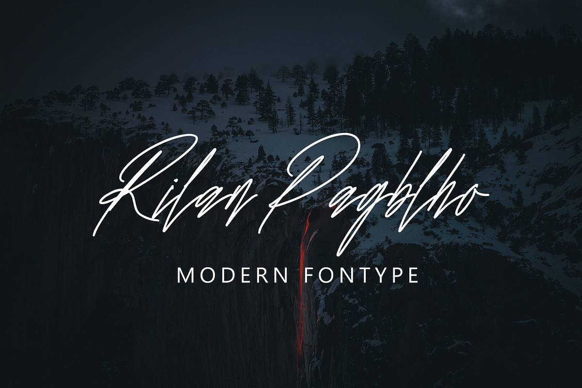 Rilan Pagblho, a Handwritten Font by HaKi Studio (Photo 1 of 5)