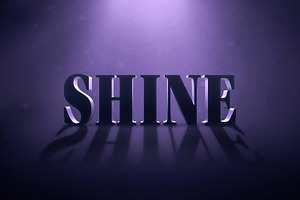 Cinematic Shine Text Effect