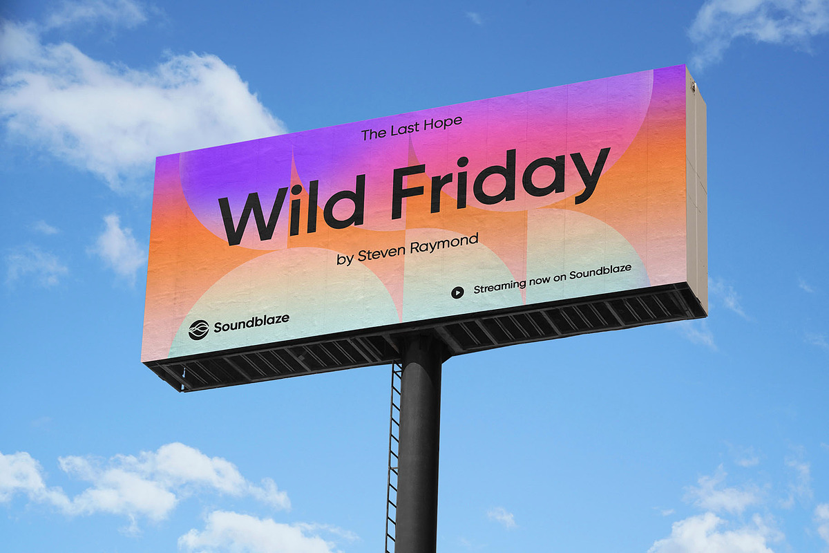 Billboard Poster Street Mockup, an Advertising Mockup by Asylab (Photo 2 of 5)