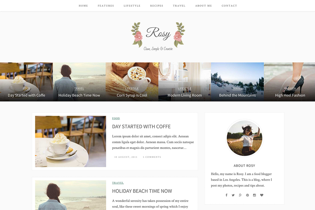 Rosy- Beautiful WordPress Blog Theme, a WordPress Template by ShapedTheme (Photo 4 of 4)