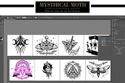 Mystical Moth, an Illustration by Luiz da Rolt Grathwohl (Thumbnail 5 of 8)