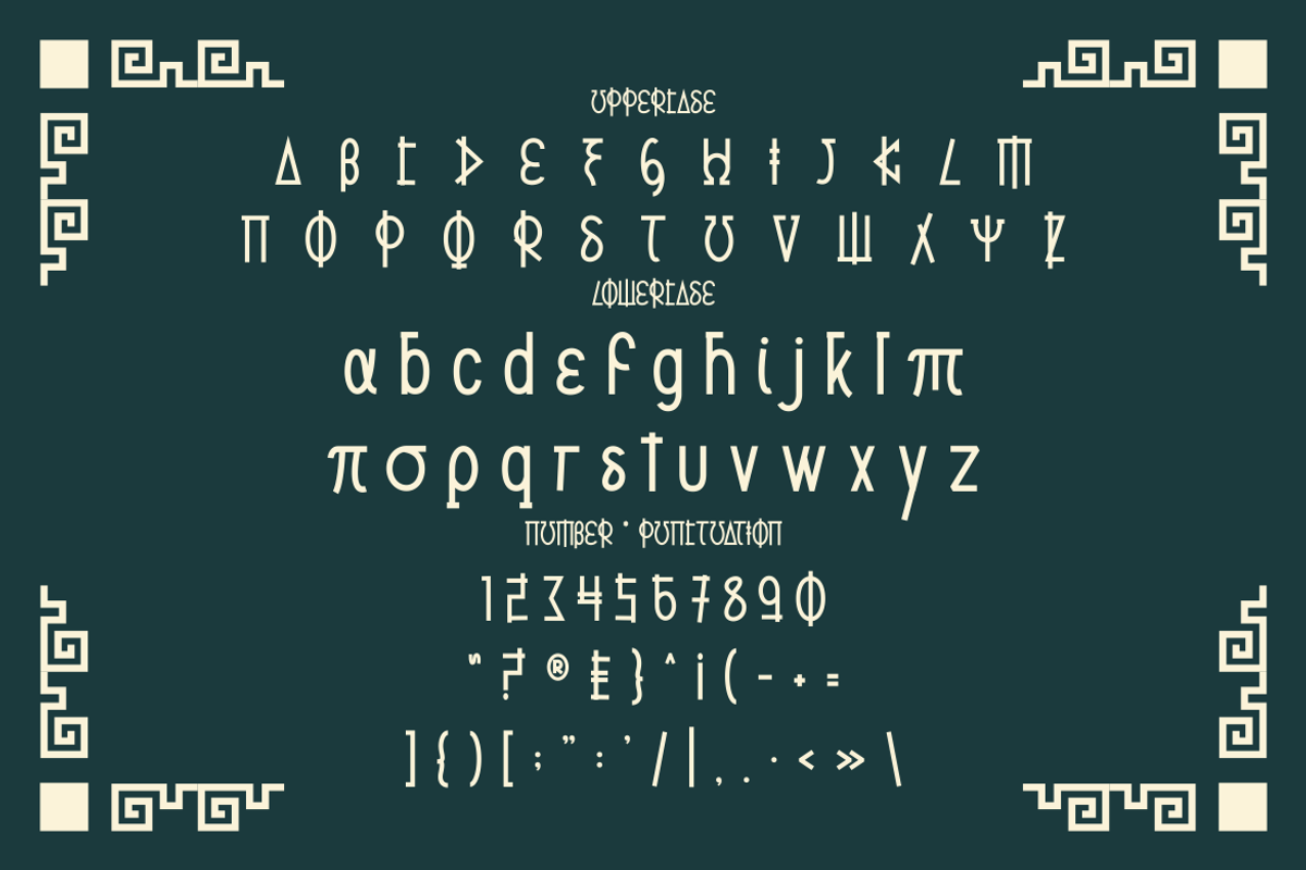 Vandalik 2 Type Greek Font, a Font by PutraCetol Studio (Photo 6 of 6)