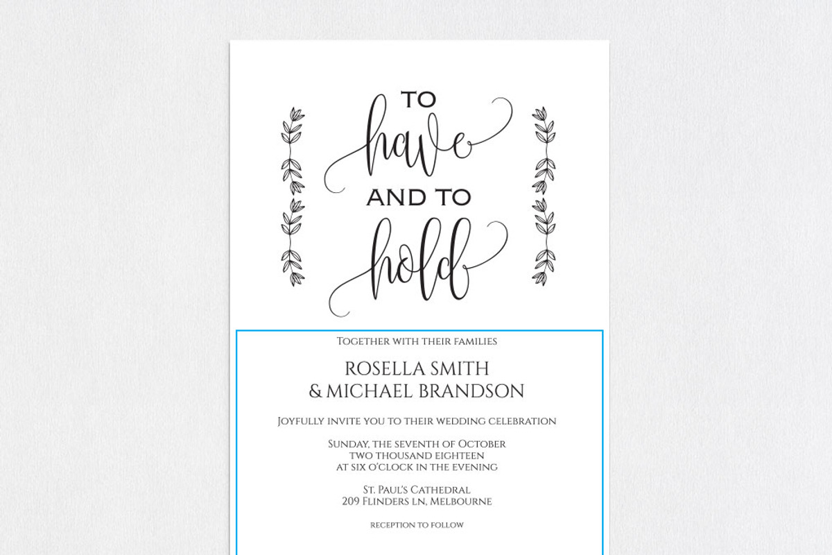 Invitation Template SHR431, an Invitation Template by Shafura_Wedding (Photo 4 of 5)