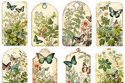 Vintage Botanical Digital Paper, a Background Graphic by BusyDaydesign (Thumbnail 2 of 8)